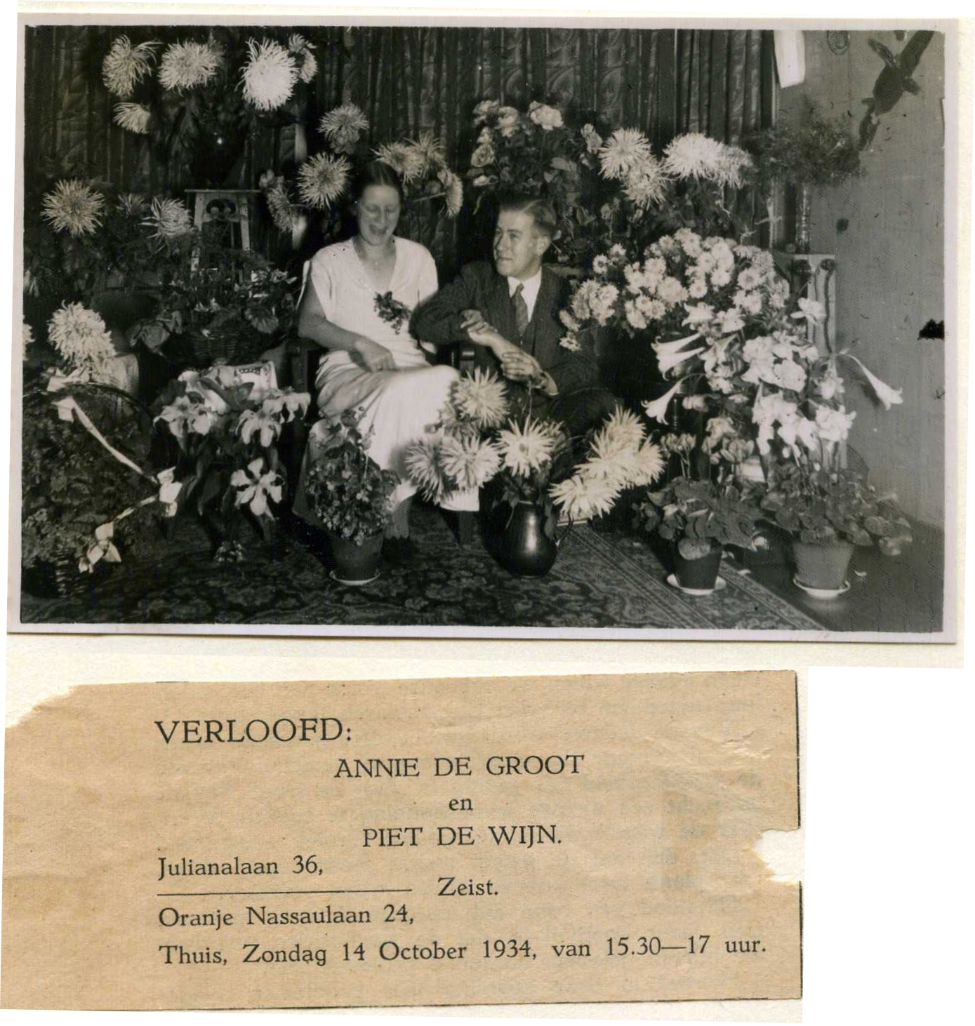 verloofd Piet en Annie